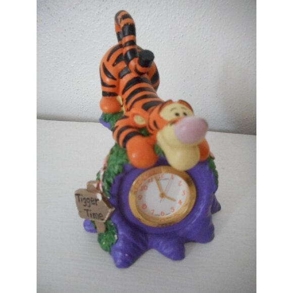 Disney Pooh TIGGER Time Miniature Desk Watch Clock not working, untested - Picture 1 of 7
